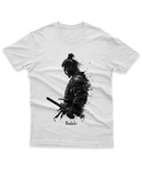 Camiseta Manga Curta Unisex Silhueta Samurai Bushido 1