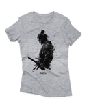 Camiseta Manga Curta Feminina Silhueta Samurai Bushido 1