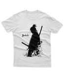 Camiseta Manga Curta Unisex Silhueta Samurai Bushido 2