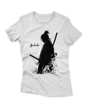 Camiseta Manga Curta Feminina Silhueta Samurai Bushido 2