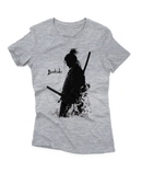 Camiseta Manga Curta Feminina Silhueta Samurai Bushido 2