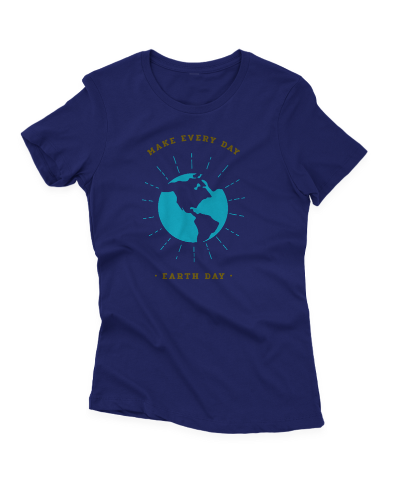 Camiseta Manga Curta Feminina Make Everyday Nature Day