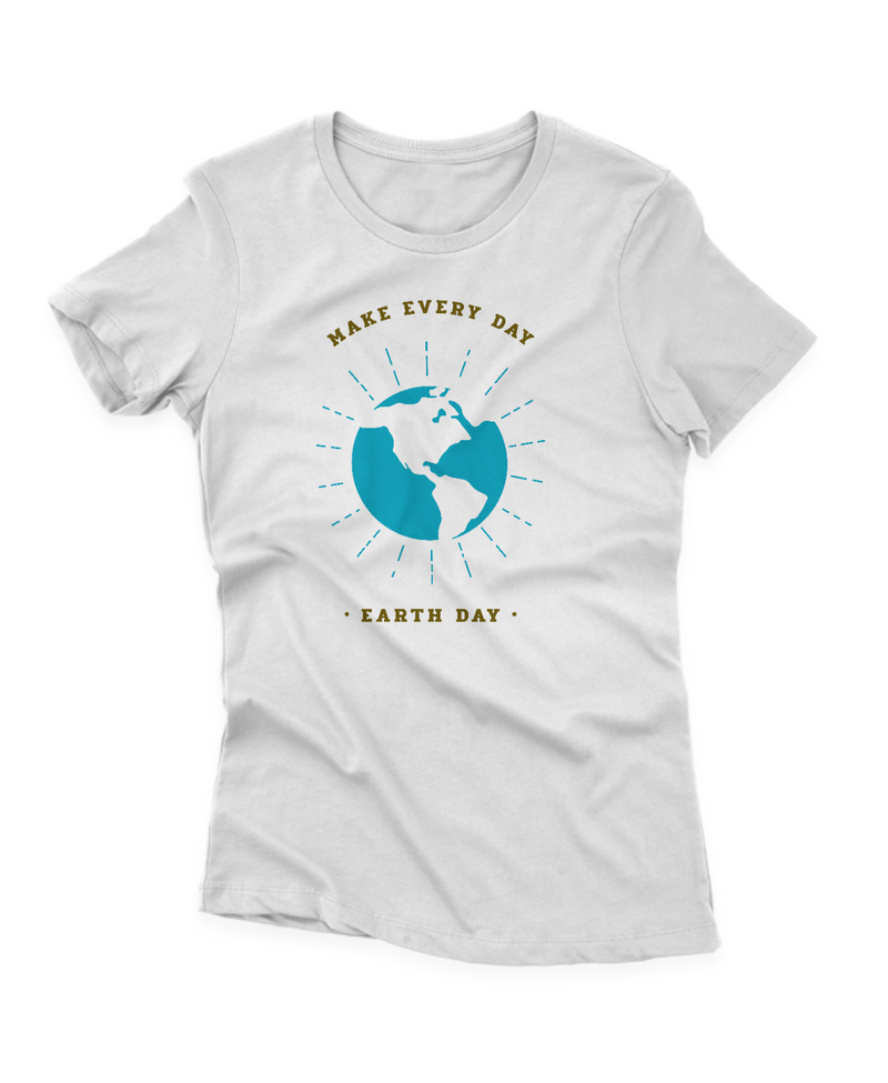 Camiseta Manga Curta Feminina Make Everyday Nature Day