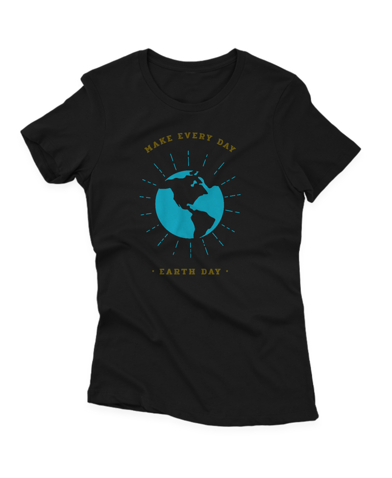Camiseta Manga Curta Feminina Make Everyday Nature Day