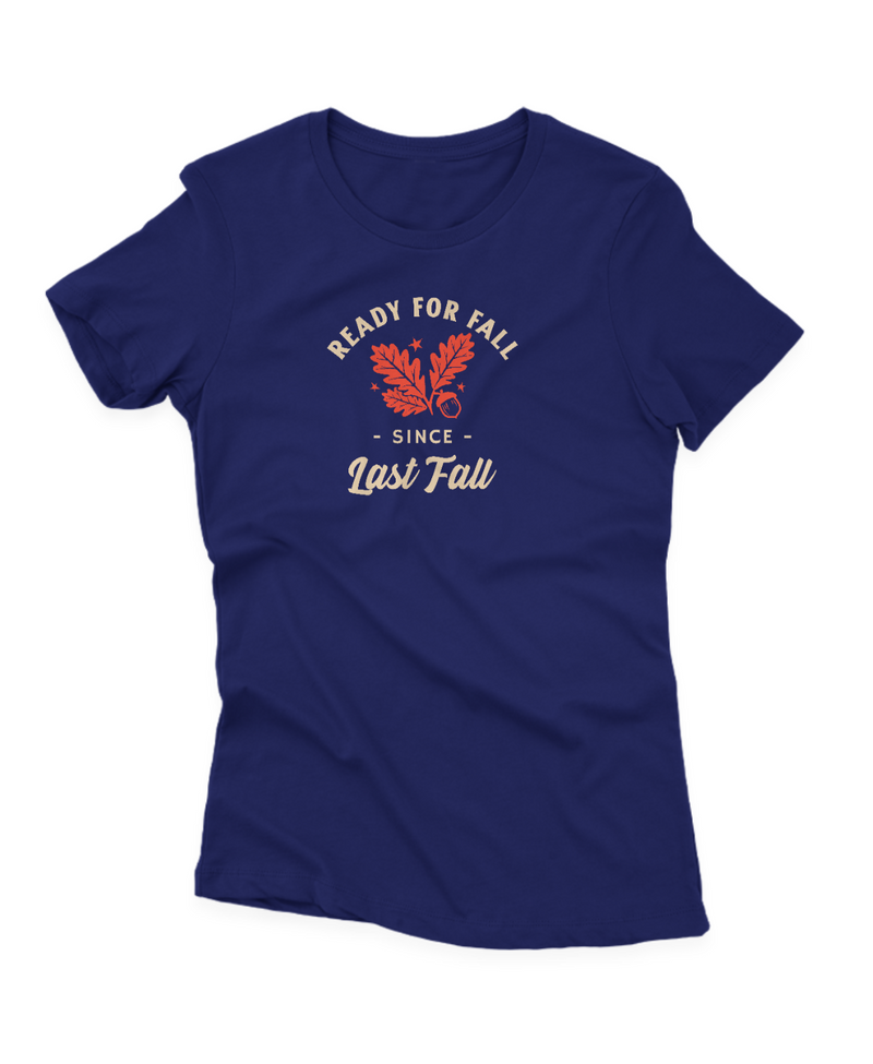 Camiseta Manga Curta Feminina Ready For Fall