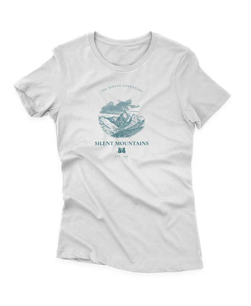 Camiseta Manga Curta Feminina The Hiking Adventure Silent Mountains