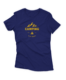 Camiseta Manga Curta Feminina Camping is My Therapy