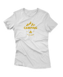 Camiseta Manga Curta Feminina Camping is My Therapy