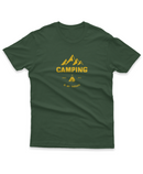 Camiseta Manga Curta Unisex Camping is My Therapy