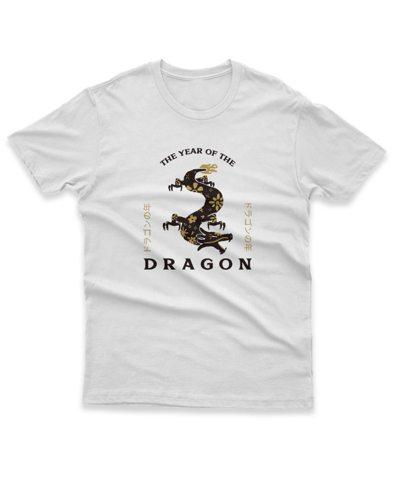 Camiseta Manga Curta Unisex The Year of the Dragon