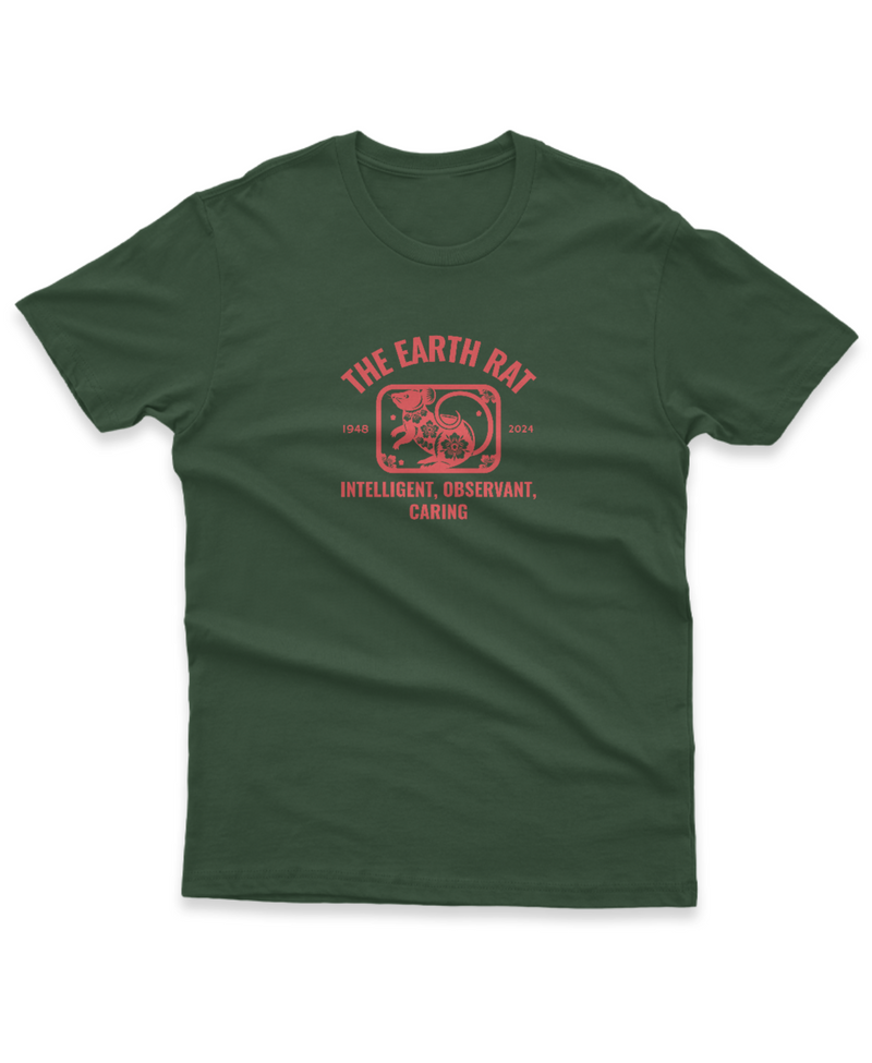 Camiseta Manga Curta Unisex The Earth Rat
