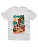 Camiseta Manga Curta Unisex Surfista Por do Sol North Shore