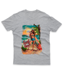 Camiseta Manga Curta Unisex Surfista Por do Sol North Shore