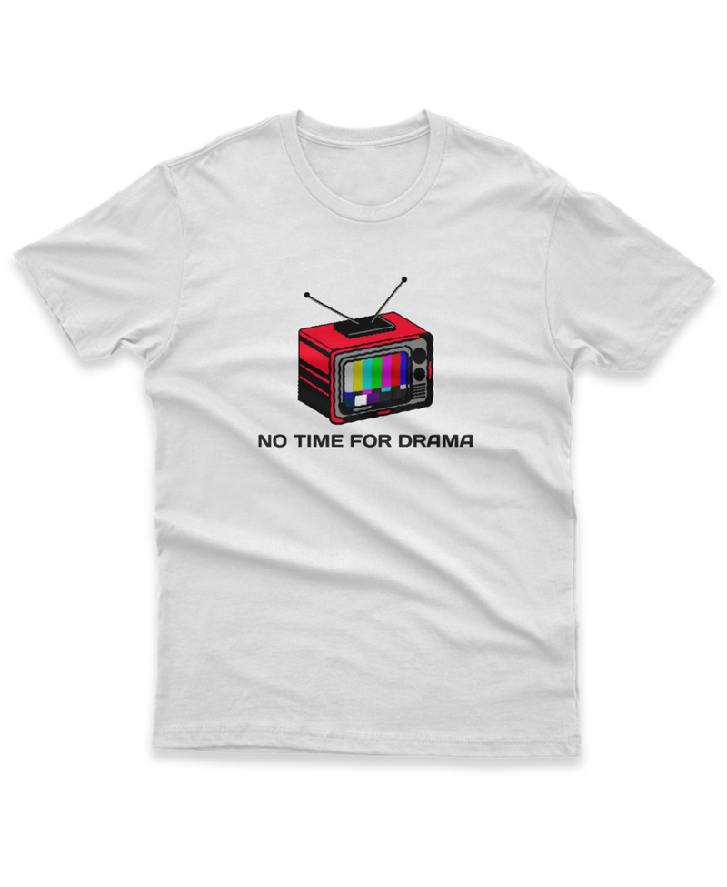 Camiseta Manga Curta Unisex No Time for Drama