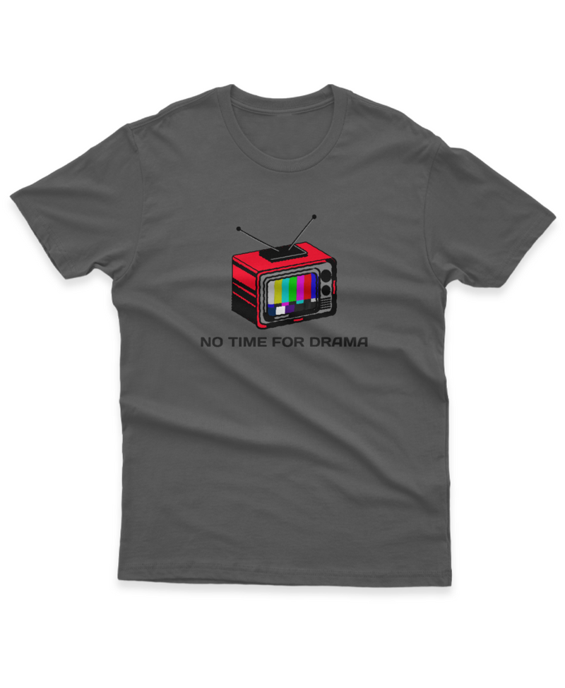 Camiseta Manga Curta Unisex No Time for Drama