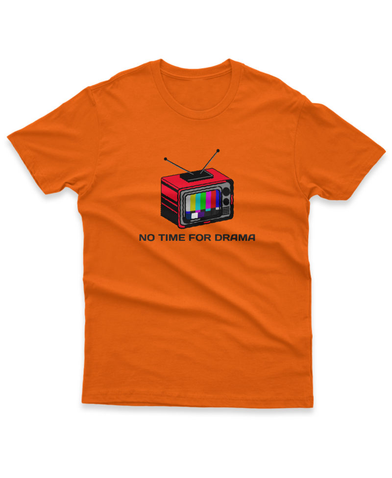 Camiseta Manga Curta Unisex No Time for Drama