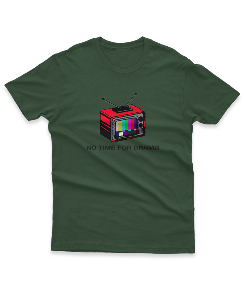 Camiseta Manga Curta Unisex No Time for Drama