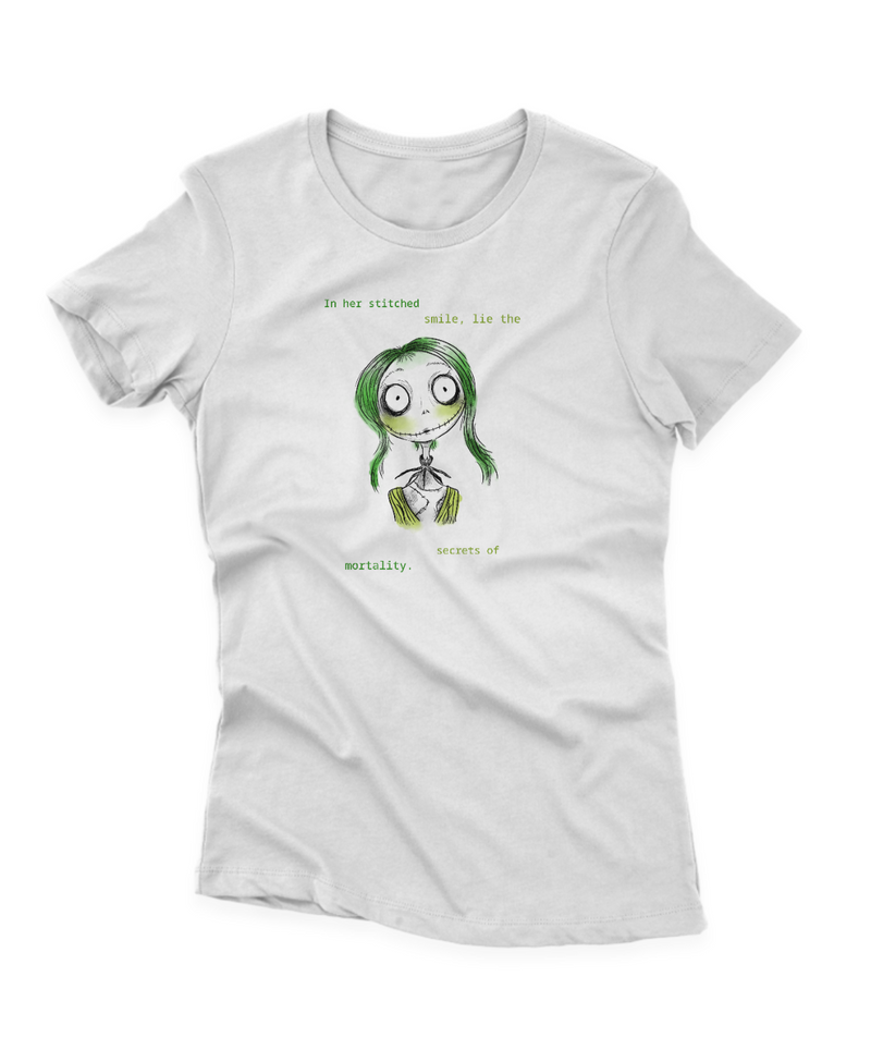 Camiseta Manga Curta Feminina In Her Stitched Smile
