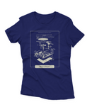 Camiseta Manga Curta Feminina Record Player Turntable System