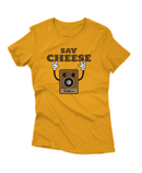 Camiseta Manga Curta Feminina Say Cheese