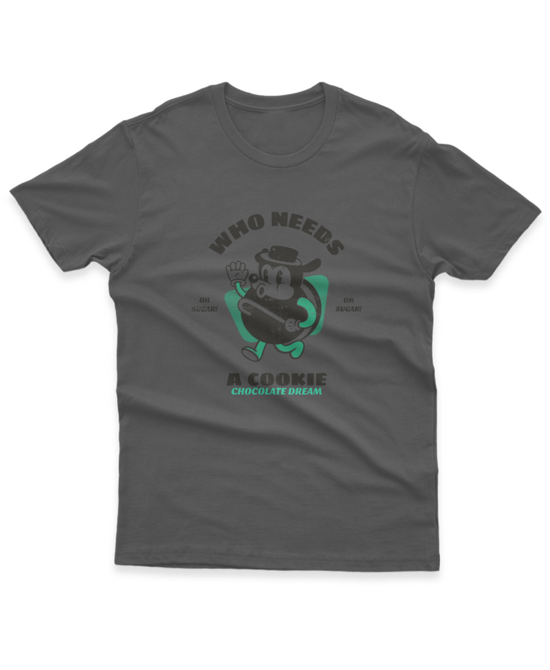 Camiseta Manga Curta Unisex Who Needs a Cookie