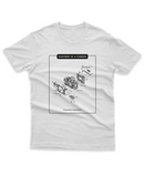 Camiseta Manga Curta Unisex Anatomy of a Camera