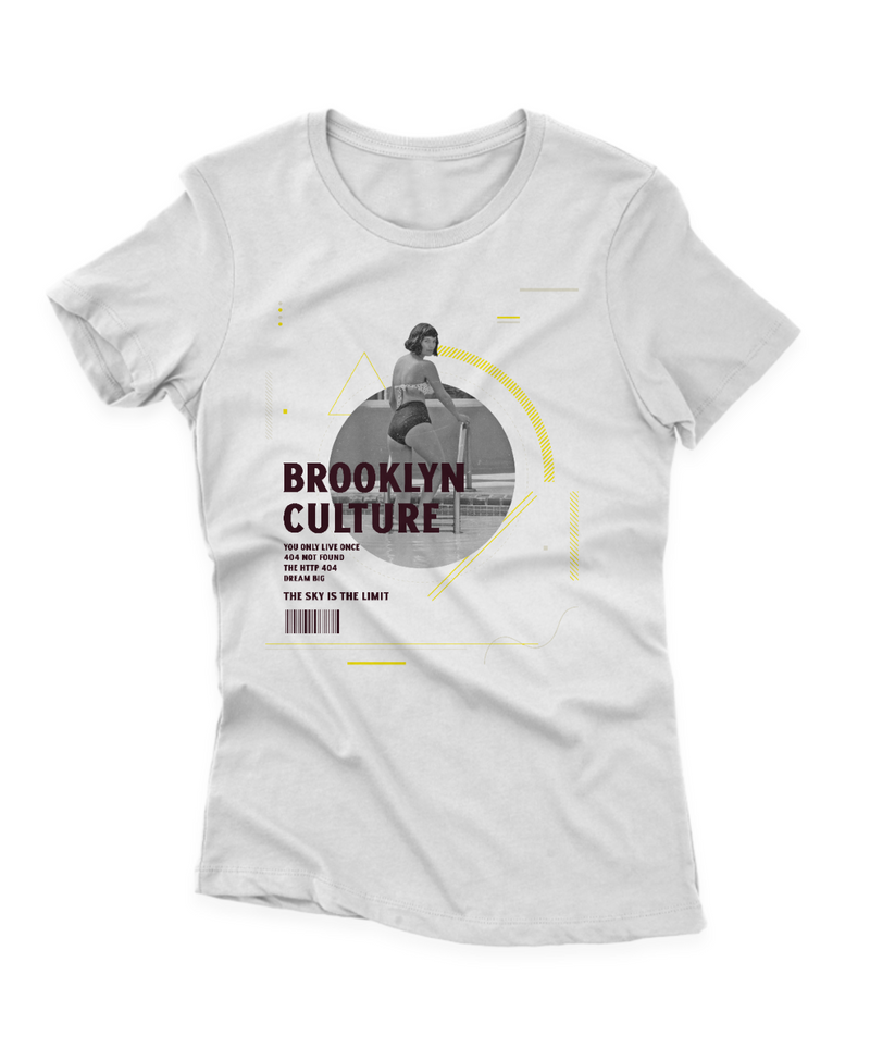 Camiseta Manga Curta Feminina Brooklyn Culture
