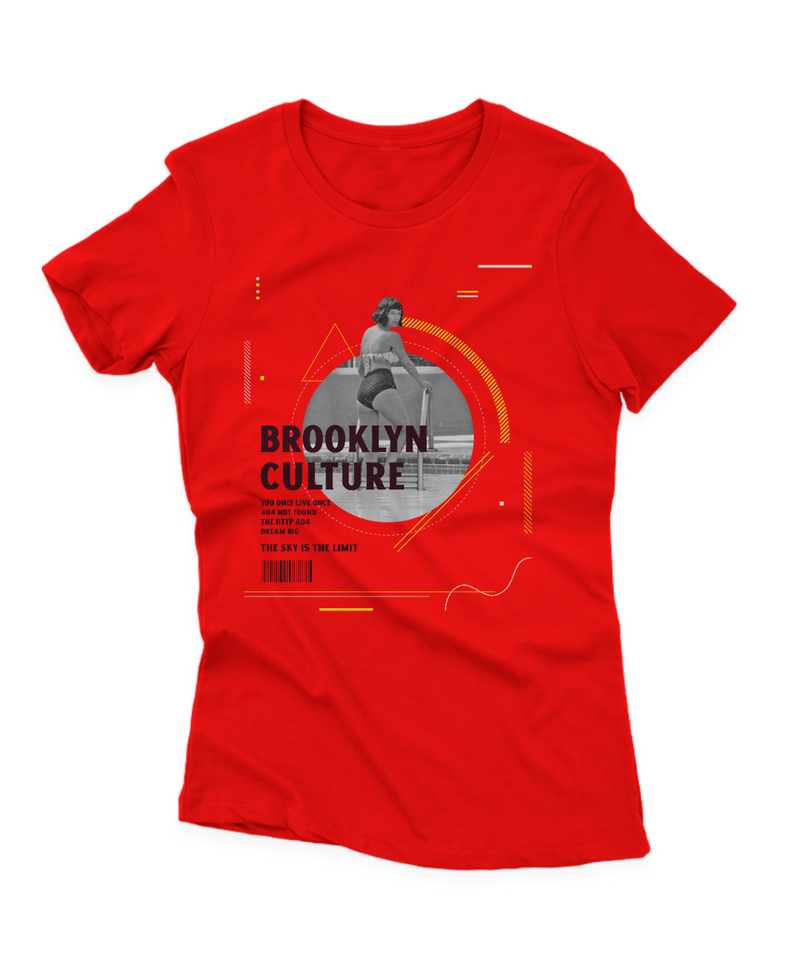 Camiseta Manga Curta Feminina Brooklyn Culture