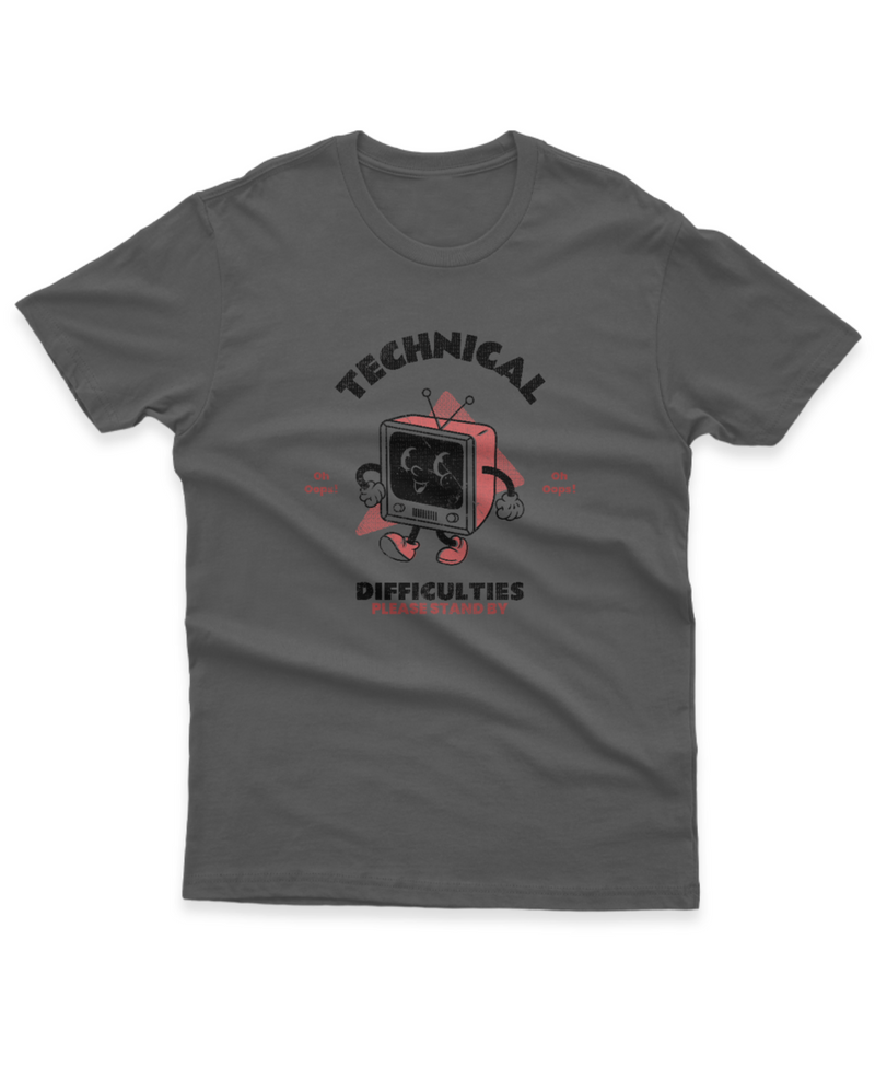 Camiseta Manga Curta Unisex Technical Difficulties