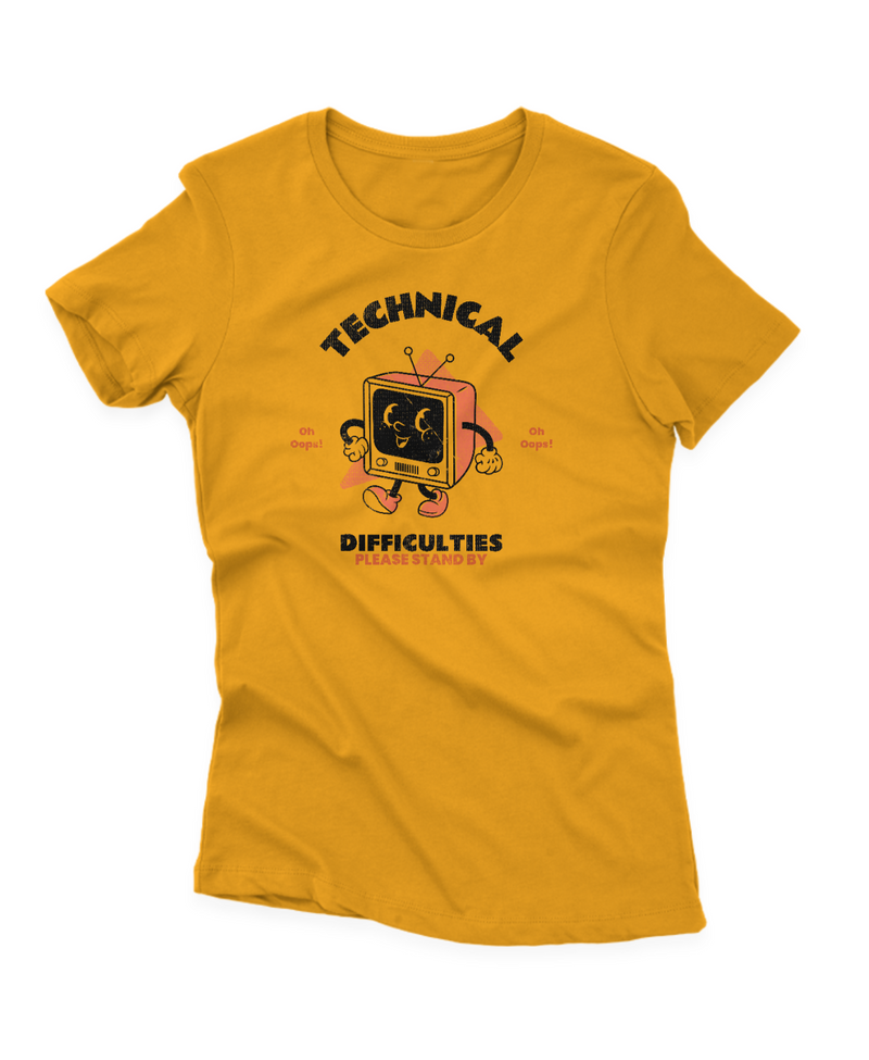 Camiseta Manga Curta Feminina Technical Difficulties
