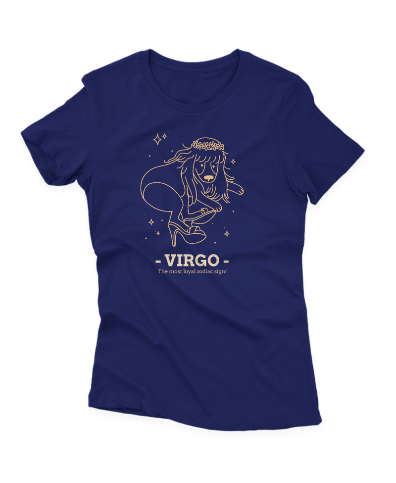 Camiseta Manga Curta Feminina Signos Virgo The Most Loyal