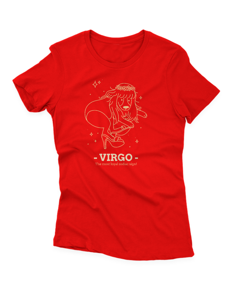 Camiseta Manga Curta Feminina Signos Virgo The Most Loyal