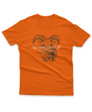 Camiseta Manga Curta Unisex Signos Capricórnio Ambicioso e Persistente