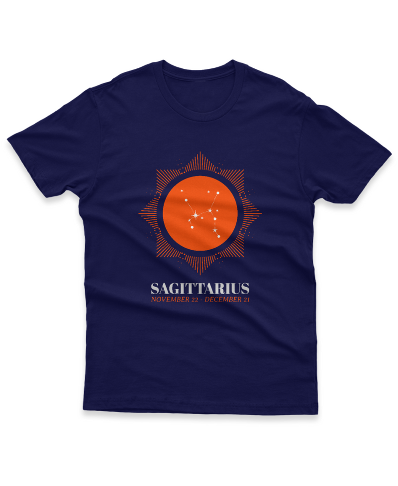Camiseta Manga Curta Unisex Signos Sagittarius Nov22 Dec21