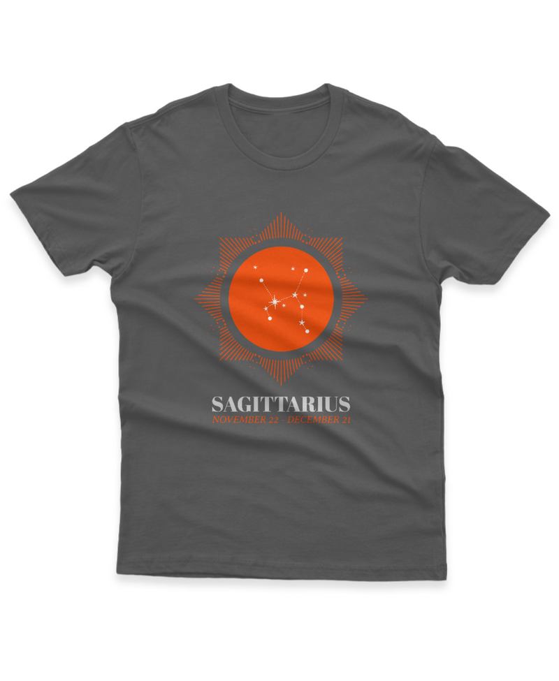 Camiseta Manga Curta Unisex Signos Sagittarius Nov22 Dec21