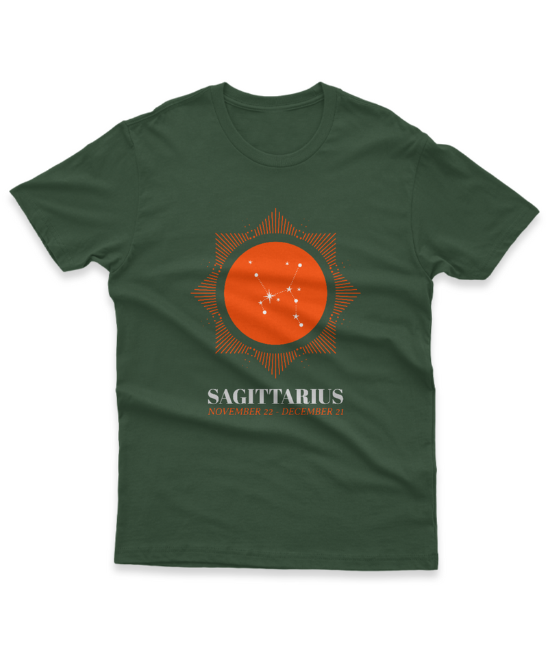 Camiseta Manga Curta Unisex Signos Sagittarius Nov22 Dec21