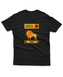 Camiseta Manga Curta Unisex Signos Leo Bold & Fearless