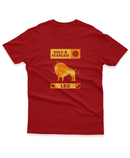 Camiseta Manga Curta Unisex Signos Leo Bold & Fearless