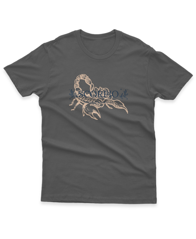 Camiseta Manga Curta Unisex Signos Scorpio Intuitive & Spiritual
