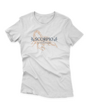 Camiseta Manga Curta Feminina Signos Scorpio Intuitive & Spiritual