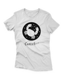 Camiseta Manga Curta Feminina Signos Cancer