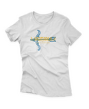 Camiseta Manga Curta Feminina Signos Sagittarius Honest & Adventurous