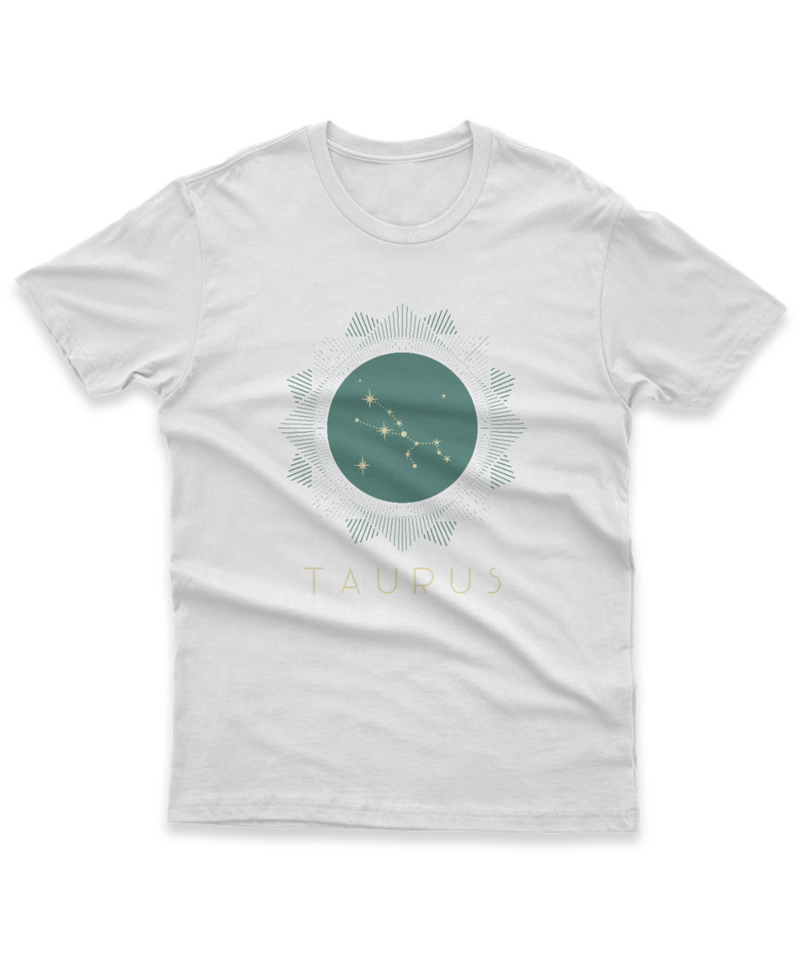 Camiseta Manga Curta Unisex Signos Taurus