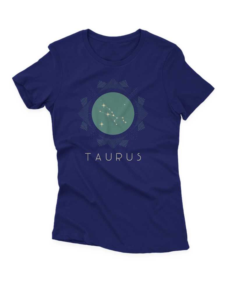 Camiseta Manga Curta Feminina Signos Taurus