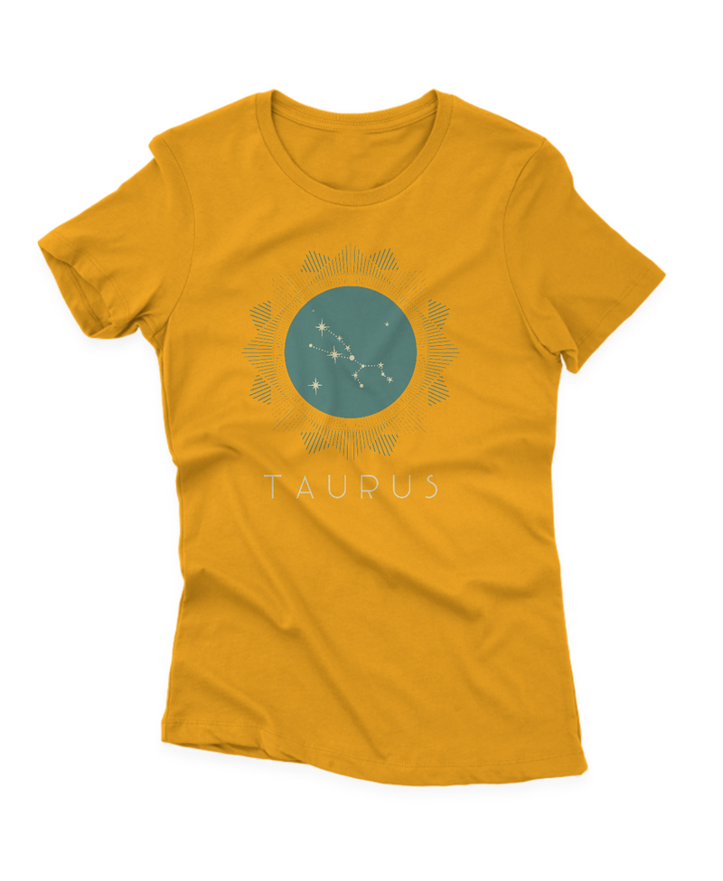 Camiseta Manga Curta Feminina Signos Taurus