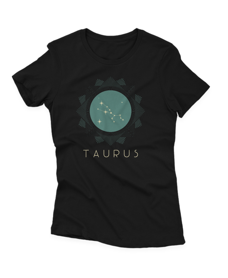 Camiseta Manga Curta Feminina Signos Taurus