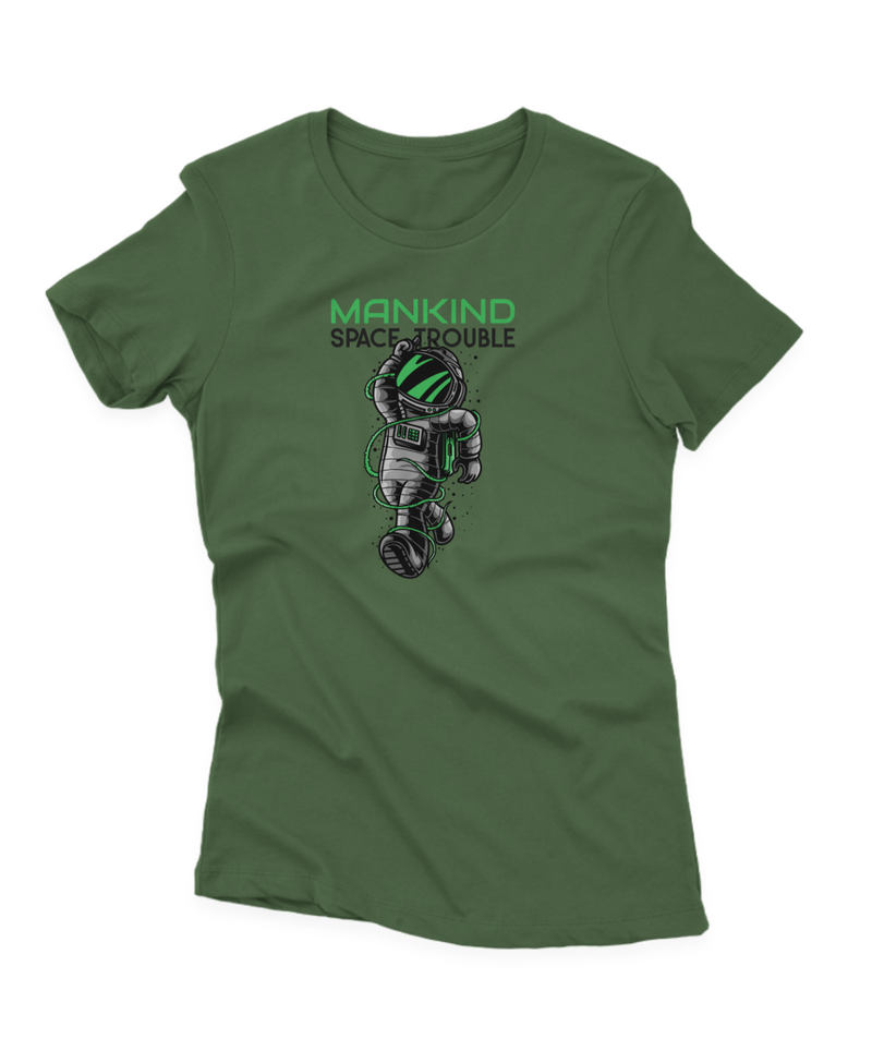 Camiseta Manga Curta Feminina Mankind Space Trouble