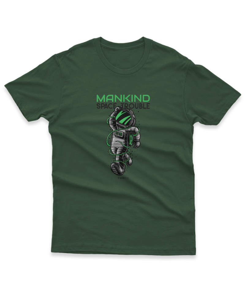 Camiseta Manga Curta Unisex Mankind Space Trouble