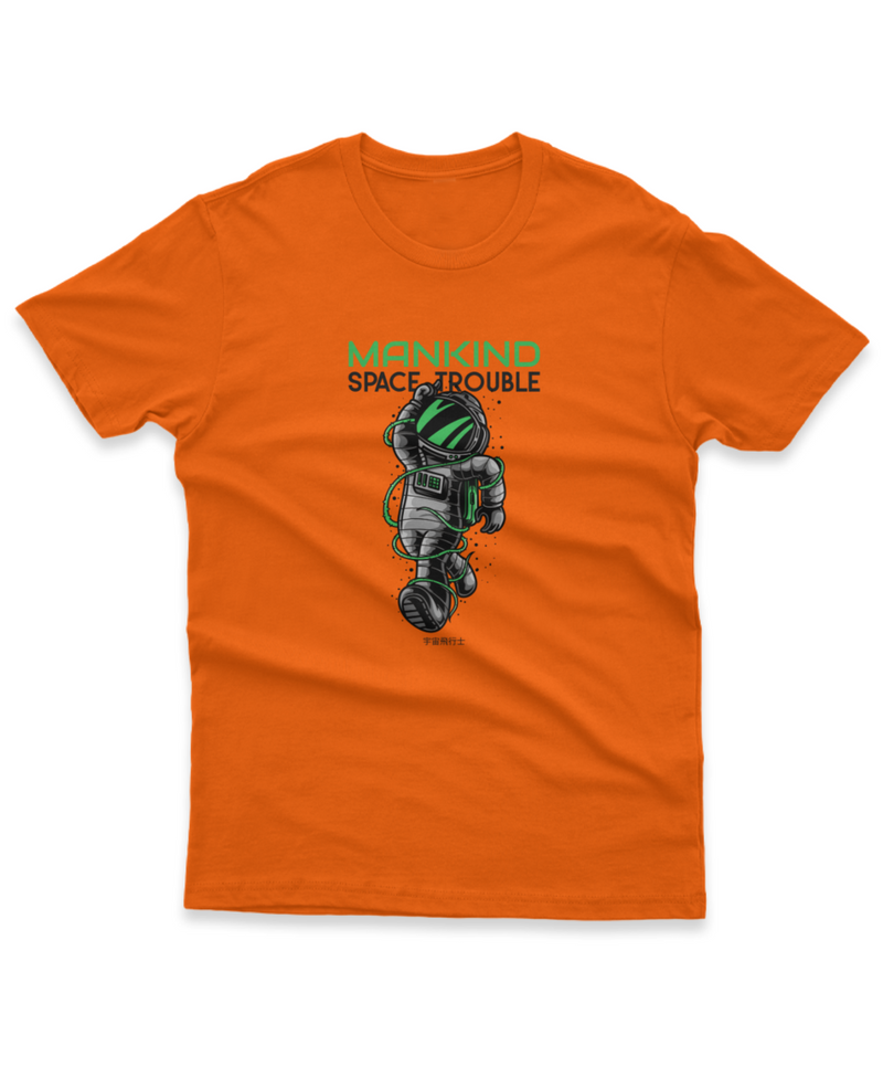 Camiseta Manga Curta Unisex Mankind Space Trouble
