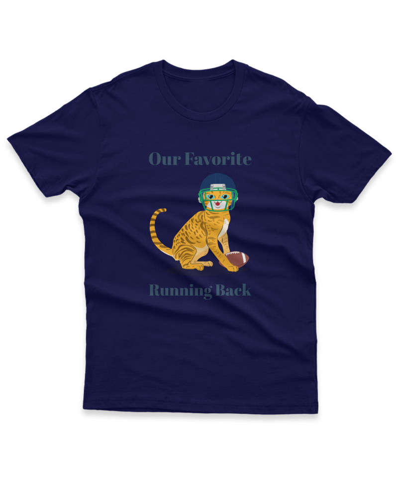 Camiseta Manga Curta Unisex Our Favorite Running Back